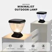Nexi Solar Pillar Light with Tri-Color PT0112