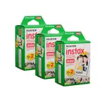 組合 3 膠片盒 20PK 白色膠片照片適用於 FUJIFILM INSTAX MINI 7S 8 9 70 25 50