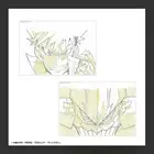 Gurren Lagann Kill la Kill Exhibition Replica Art Set 2 Sheets Kittan Yoko