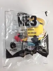 NEW McDonald's 2017 Despicable Me 3 Happy Meal Toy #5 CRAB BITE MINION