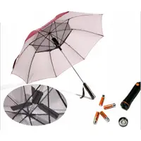 在飛比找蝦皮購物優惠-Straight umbrella With Fan New