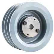 Cast Iron 6" Inch 3 Groove Triple Belt B Section 5L with 5/8 Inch Sheave Bushing