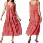 NWT Joie Womens L Desert Rose Midi Dress 100% Cotton Boho Cottagecore Coastal