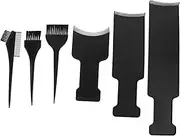 Vaguelly 6pcs Hair Tinting Tool Kit Durable Highlighting Board Brush for Salon Use Ergonomic Design for Easy Application and Hair Coloring