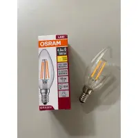 在飛比找蝦皮購物優惠-（麥電火）E14 尖淸燈泡 LED 可調光 OSRAM 歐司