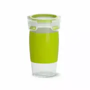 Emsa Smoothie Cup Clip & Go Smoothie Mug, Yogurt Cup, Plastic Green 450 ml