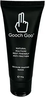 Gooch Goo Anti Chafing Balm Tube - Ultra Low Friction - Sweat & Water Resistant for Cyclist - Running Anti Chafe Balm - Chafing Balm for Thighs & Chub Rub - Long-Lasting Essential for Workout & Sports