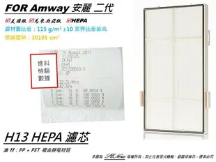 【米歐 HEPA 濾心】瑞士抗菌 優惠組 適用 Amway 安麗 逸新 第二代 1076T HEPA 集塵 空氣清淨機 同10-1078