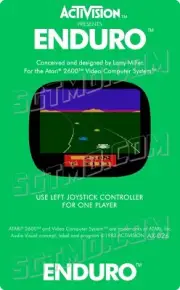 Atari 2600 Replacement Label - Enduro