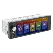 1Din Car Radio MP5 Multimedia Player 6.36in For CarPlay Bluetooth Hands-Free