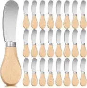 Mini Cheese Butter Cream Cake Spreader Knives Knife Stainless Steel 4.7" 24PCS