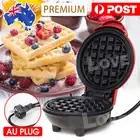 Mini Waffle Maker Non Stick Snacks Pancake Cake Breakfast Making Machine AU New
