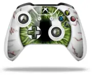 Skin for XBOX One S / X Controller Eyeball Green Vinyl Decal