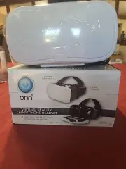 Onn Virtual Reality Smartphone Headset for iPhone Samsung up to 6" screens VR