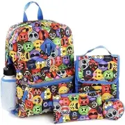 REBOOT 16" 6-Piece Backpack Set - Emoji Design