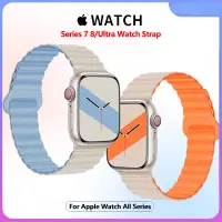 在飛比找蝦皮商城優惠-適用蘋果手錶帶Apple Watch Ultra 49mm磁
