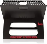NCAA Nebraska Cornhuskers Portable Charcoal X-Grill