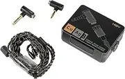 HiBy CuAg8 Balance Earphone Cable Coaxial Silver-Plated Copper Litz Type5 Coaxial Shielding 4Pin-Lock Plugs 3.5mm+4.4mm Jack