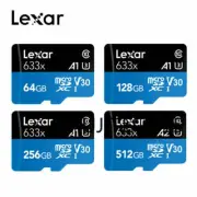 Lexar 633X 128GB 256GB 512GB U3 V10/V30 A1/A2 C10 MicroSD XC TF Memory card