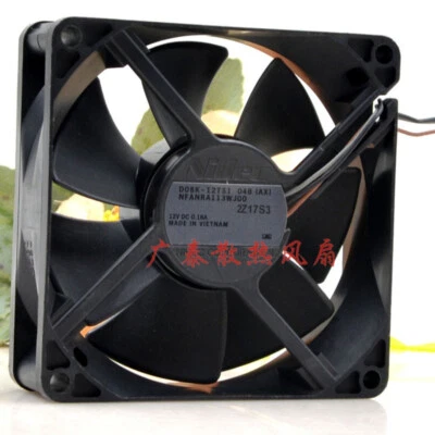 Nidec D08K-12TS1 04B 8025 8cm 12v 0.16A Chassis Cooling Industrial Fan Quiet