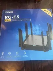 Reyee RG E5 Black WiFi 6 High Speed AX3200 Dual Band Gigabit Mesh Router
