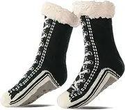 [Generic] Cashmere Slipper Socks,Ultra-Thick Cashmere Slipper Home Socks, Ultra Thick Cashmere Socks for Women Size 6-9