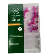 Pink & Blue Unicorns 25 Mini LED String Light Set Battery Operated