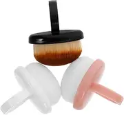 VICASKY Nail Brush Cleaner Set 3 Pack Soft Dusting Brush for Fingernails Safe Gentle Cleaning for Nail Techs