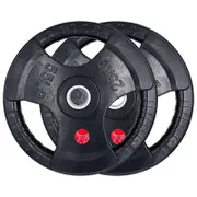 BRIXX 25kg Tri-Grip Olympic Weight Plates (2 pack)