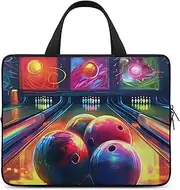Laptop Case Sleeve Shockproof Computer Carrying Bag Bowling Balls Notebook Case Cover Laptop Bag Water Resistant Computer Cases Tablet Briefcase for Travel Business 13 Inch