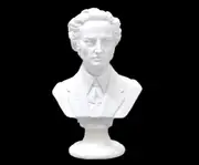 Bust (Italian) 22cm-Crushed Marble Chopin