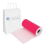 5 pcs Fuchsia 6" x 25 Yd Tulle Fabric Roll Spool Wedding Bow Party Decoration wb