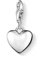 [Thomas Sabo] Club Solid Heart Charm in Silver