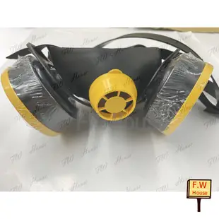 附發票 台灣製 雙口型防毒面具 防毒面罩 檢驗合格品質優良 活性碳藥罐式 歐堡牌 SD-503 雙罐 重型濾罐口罩