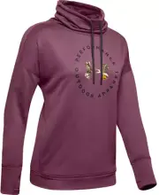 Under Armour Women's Sz SMALL Stretch Lightweight Terry Funnel Neck Sweatshirt