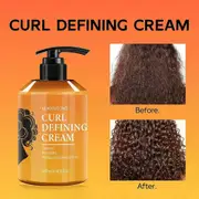 Curl Defining Cream,Professional Curl Cream,Defining Curl Cream for Curly and Wavy Hair,Curl Cream For Fine or Thick Hair 1pc