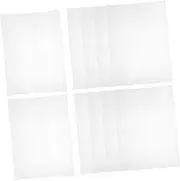 GANAZONO 10pcs Book Cover Sleeves A4 Size Plastic Waterproof Reusable Protectors for Textbooks Students