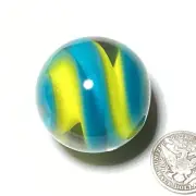 Borosilicate Marble 2” Lg Ukrainian Themed