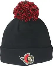 ZHATS Standard Ottawa Senators NHL Officially Licensed Beanie Pom Icon Team Color