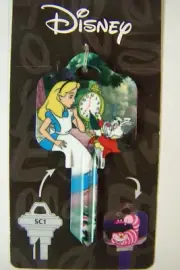 Alice In Wonderland Disney Schlage SC1 house key blank