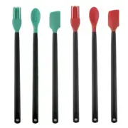 3Pcs Grade Silicone Spatula Set Cake Cream Small Spatula Scraper Oil Brush