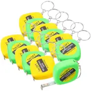 12 PCS Mini Tape Measure Portable Fathers Day Minis Keychains Toddler