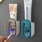 Automatic Toothpaste Dispenser Wall Mount Bathroom Waterproof Toothpaste Hold LW