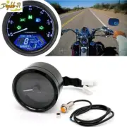 LCD Digital Motorcycle Odometer Speedometer Tachometer 12000RPM Gauge Universal
