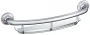 Bath Grab Bar Shelf Screw Stainless Steel Increase Safety Shower Chrome 16 in.