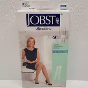 Jobst Ultrasheer Silky Beige Compression Stockings Thigh CT 8-15mmHg Medium NEW