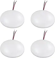Dream Lighting 12Volt DC LED Interior Ceiling Lights White PC Lens Down Dome Lamps JAYCO RV Motorhome Caravan Boat Yacht Under Cabinet Roof Lighting Warm White Pack of 4