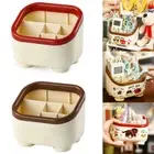 Large Capacity Stationery Storage Box Multi Grid Desktop Container Office