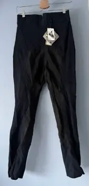Mountain Horse Riding Pants Breeches Ladies 28 Long Black Vintage NWT