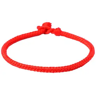 肖戰同款紅繩手鏈女本命年紅繩男手工編織繩情侶手鏈簡約小手繩女